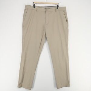 Vineyard Vines OTG Pant Mens 40x32 Gray Beige Stretch Performance Chino